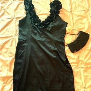 Black special occasion semi formal holiday party